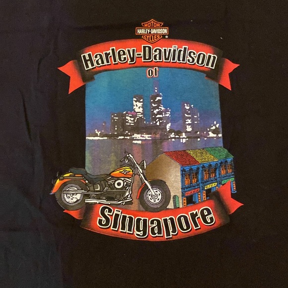 Vintage Harley Davidson of Singapore t shirt - Picture 6 of 6